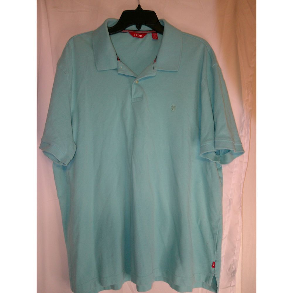 IZOD Classic Mint‎ Green Polo Shirt Casual Cotton Golf XXL